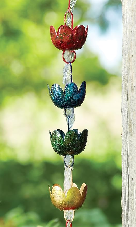 Ancient Graffiti ANCIENTRCLILMIR Lily Multicolor Rain Chainc, Unisex-Adult (Set of 1)