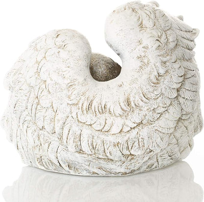 Joseph's Studio by Roman - 6" H Baby Sleeping in Angel Wings Garden Statue, Outdoor Decor, Religious Gifts, Mothers Day