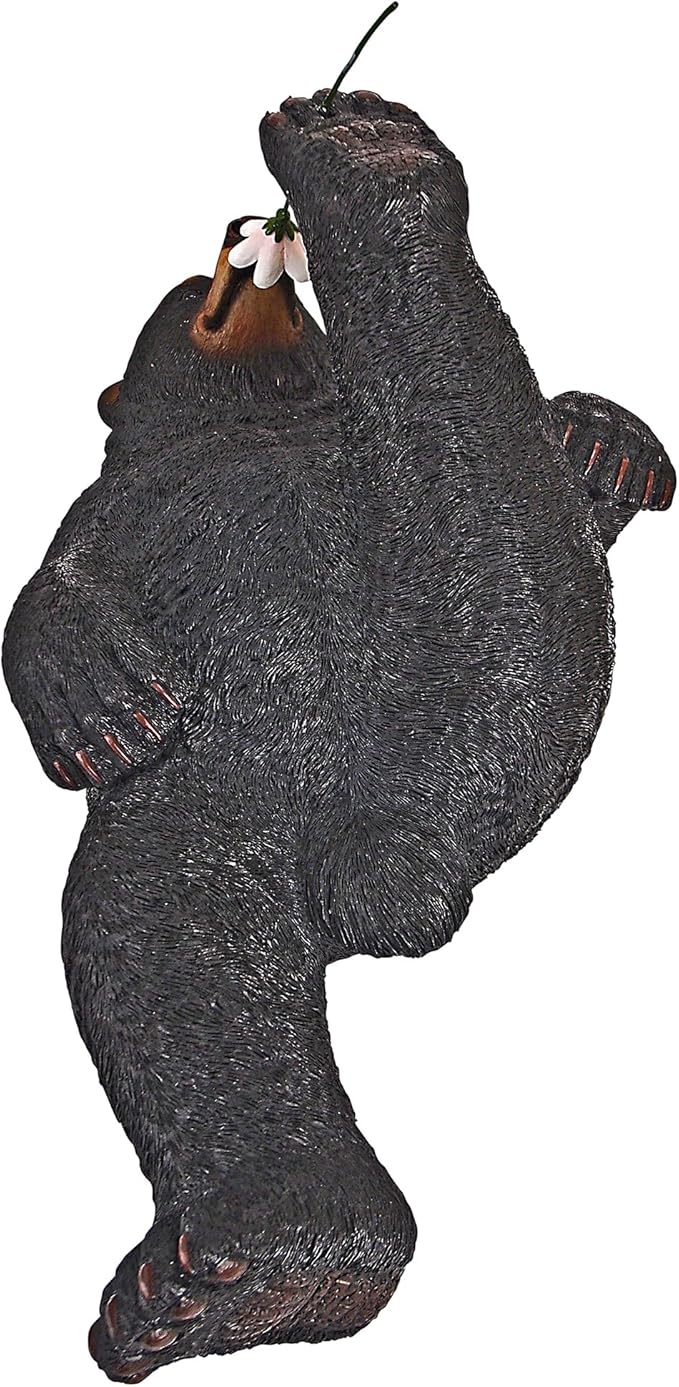 Design Toscano Smell The Flowers Garden Bear Statue