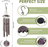 Wind Chimes for Outside - Large Deep Tone Bronze Wind Chime 32 Inch - Indoor & Outdoor - Good Luck Thank You Gifts Birthday Gifts - Memorial Sympathy Garden Hanging