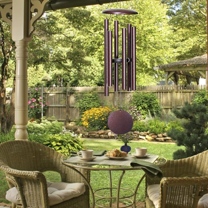 Wind Chimes for Outside Deep Tone, 36'' Large Wind Chimes Outdoor, Sympathy/Memorial Wind Chime Gifts for Mother's Day/Grandma (36''Bronze)