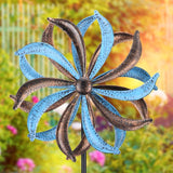 WONDER GARDEN Wind Spinners Outdoor Clearance, Premium Kinetic Wind Sculptures Wind Spinner, Metal Leaf Windmill for Outdoor Yard Patio Lawn & Garden