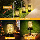 Bunny Gifts for Women/Men Bunny Lovers Solar Lantern Mom Birthday, Mothers Day, Christmas Gifts, Animal Solar Lantern Garden Decoration Lights Outside for Yard, Patio,Backyard,Porch, Torches
