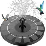3.5W Solar Fountain for Bird Bath, Solar Water Fountain with Multiple Nozzles, 2026 New Solar Water Pump for Garden, Pond, Pool, Fish Tank and Outdoor