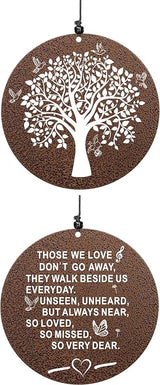 Sympathy Wind Chimes, 40" Memorial Wind Chimes for Loss of Loved One, Sympathy Memorial Bereavement Gift,in Memory of Loved One Loss of Mother Father，Home Decor Garden Patio Outdoor (Copper)