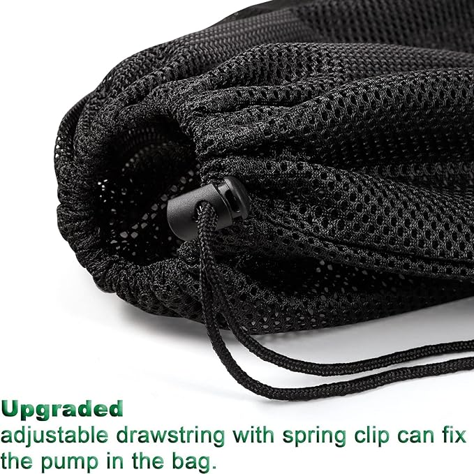 17.7"x 17.7" Large Pump Barrier Bag, Pond Pump Filter Bag, Black Media, Nylon Mesh Bag, Swimming Pool Filters(Black)