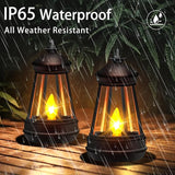 Mini Solar Lantern Lights Replacement for Outdoor Statue, Small Hanging Lantern Replacement, Waterproof Garden Decor Outdoor Lighting Decorative Lights for Yard Patio Lighting, Warm White, 1 Pack