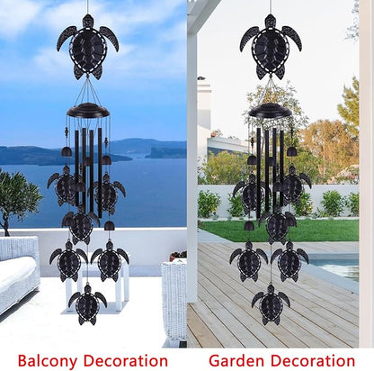 Sea Turtles Wind Chimes Outdoor Decoration, Turtle Wind Catcher, Retro Wind Bells, Memorial Wind Chime, Blessing Windchimes for Home,Balcony,Yard,Room,Xmas,Party,Indoor,Garden Decor, Gifts for Mom