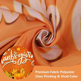 Thanksgiving Flag 3x5 Ft Happy Thanksgiving Decorations Orange Turkey Pumpkins Sunflower Leaf Backdrop Hanging Outdoor Flag Party Supplies for Indoor Outdoor Garden,Lawn,Yard,Balcony Decor