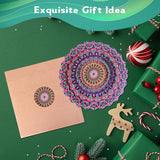 Stainless Steel Wind Spinner- 2Pcs 10 in Indoor Outdoor Garden Decoration, Unique Gift for Women, Men, Holidays (B)