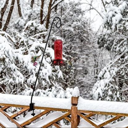 MIXXIDEA Heavy Duty Extensible Deck Hook - Adjustable for Hanging Bird Feeders, Plants, Suet Baskets, Wind Chimes, Lanterns