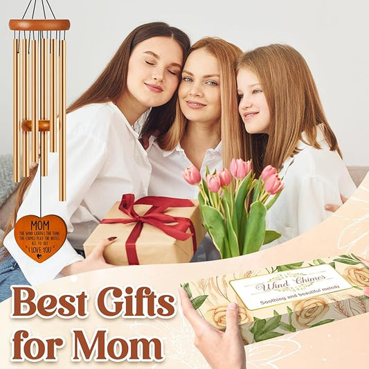 Mothers Day Funny Gifts for Mom, Mom Birthday Gift, Out Door Wind Chimes, Mothers Gift from Daughter Son, Wind Chime Garden Decor, Create Atmosphere Suitable for Garden Outside