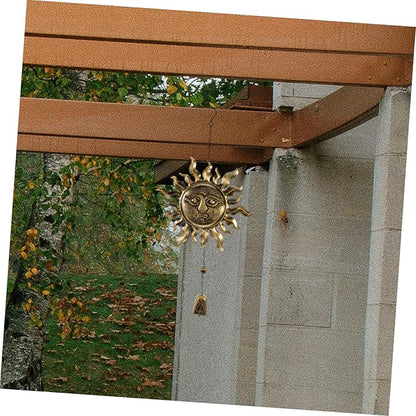 BESPORTBLE 1pc Patio Wind Chime Hanging Ornament Retro Bell for Outdoor Garden Decor Soothing Sounds for Lawn and Balcony Symbol of Luck and Relaxation