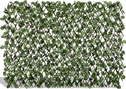 DOEWORKS Expandable Fence Privacy Screen for Balcony Patio Outdoor, 1PC Faux Ivy Fencing Panel for Backdrop Garden Backyard Home Decorations