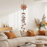 Sun Wind Chimes for Outdoor,Cat Gifts for Women/Men/Sympathy Gift/Memorial/Festival Birthday Gifts Metal windchimes Outside/Indoors,Patio,Garden,Yard Decor,Home,Porch Decoration