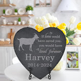 Goat Memorial Stone - Goat Memorial Gifts - Pet Loss Gift - Loss of Goat - Heart