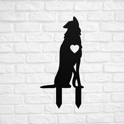 Personalized Borzoi Yard Statue Stake,Custom Borzoi Outdoor Garden Art Decor,Memorial Remembrance Sculpture for Yard Garden Porch Lawn Grassland Park Farm Flowerpot Decor.