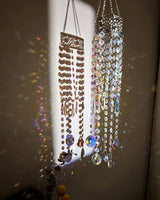 Crystal Chandelier Suncatchers for Indoor Windows Hanging Sparkly Decorations with Prism Beads Sun Catcher Rainbow Maker Home Decor