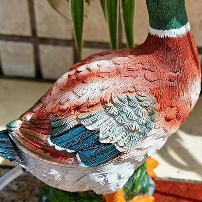Pond spitters for Small Ponds, Garden Pond Water Feature, Resin Material, Garden Decor for Koi Pond, for Garden, Koi Pond, Patio, or Rockery Landscape Decor Green 23 * 13 * 32cm