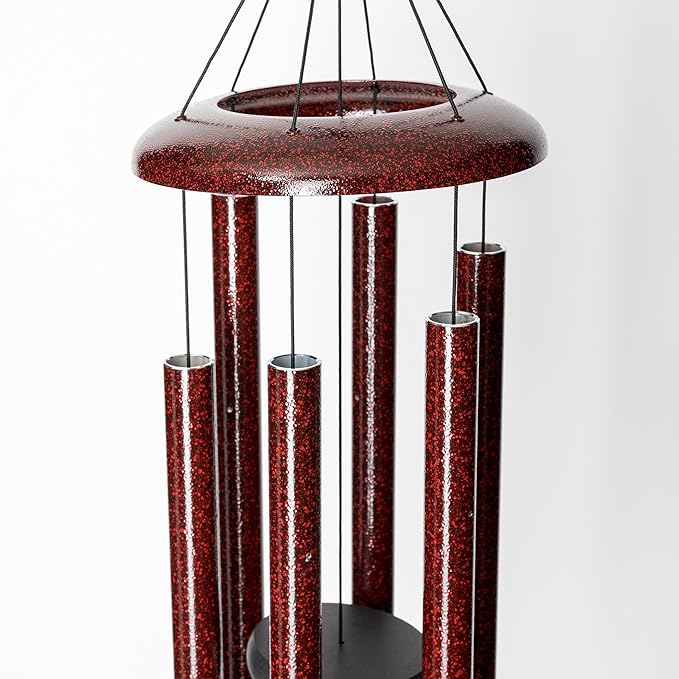 Corinthian Bells 36" Mother’s Wind Chime – “Life Doesn’t Come with a Manual, It Comes with a Mother” Engraving – Thoughtful Gift for Mother’s Day, Birthday, or Mom Appreciation
