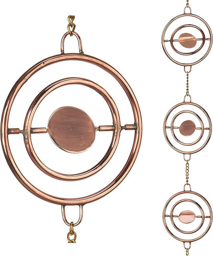 Good Directions 472P-8 Stelllar Rain Chain 8-1/2 Feet Long, 13 Large Figures, 100% Pure Copper
