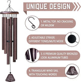 Sister Gifts Wind Chimes 32", Gifts for Sisters, Big Sister Birthday Gift from Sis/Brothers, Christmas Mothers Valentines Day Graduation Gift for Sisters, Best Sis Ever Presents for Women