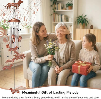 Wind Chimes for Outside, Metal Memorial Gifts for Women Mom, Unique Garden Decor, Sympathy Windchimes