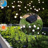 ZFNN Solar Garden Lights Outdoor, 8 Pack Solar Firefly Lights, Starburst Swaying Lights, Waterproof Garden Decor for Yard Patio Pathway Lawn, Gardening Gifts for Women, White