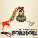 Feng Shui Bell for Wealth and Safe, Chinese Decor, Pendant Coins for Success, Protect Peace and Ward Off Evil, Can Be Used as Wind Chimes, Car Interiors, Home Decorations