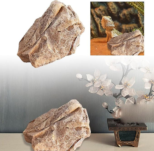 Fake Rock Foam Pseudorock Cover for Landscaping Decoration Courtyard Well Cover Outdoor Faux Stone Utility Concealment Durable Lightweight PU Material