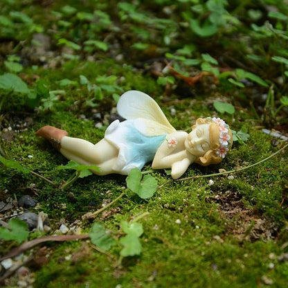 Top Collection Miniature Garden and Terrarium Sleeping Flower Fairy Figurine