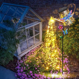 Solar Watering Can with Lights Outdoor Garden, 41in Large Dragonfly Garden Stake Lights, Waterproof Decoration for Yard Lawn Pathway, Gifts for Mom Grandma Women Birthday Gardening Gift