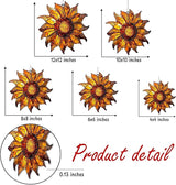 Radiant Sunflowers Acrylic Suncatcher, Flower Suncatchers for Window Hangings, Stained Glass Effect Garden Decor, Gift for Mother's Day, Mom, Grandma, Wife, Women