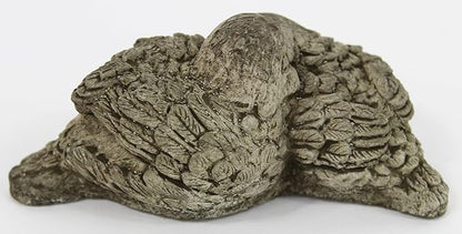 Nesting Birds Concrete Garden Statue Cement Figurine Bird Cast Stone Sculpture