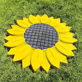 AUTUMN Sunflower Durable Stepping Stone Mold, Concrete Cement Mold, Stepping Stones for Garden Walkway, DIY Walkway Stepping Stones, Flower Statue for Garden, Flower Garden Decor Mold