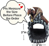coolboy Dragon Gutter Diverter Rain,Deco Gutter Extension Downspout, Eco-Friendly Resin Statue Gutter Extender Diverter,Splash Block, Perfect Rain Gutter Downspout Extension for 3"x4" Downspouts