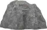 Gardenised Decorative Outdoor Weather-Resistant Artistic Artificial Faux Stone Rock, Garden Patio Granite Grey Fiberglass Stone, Charm Shaped