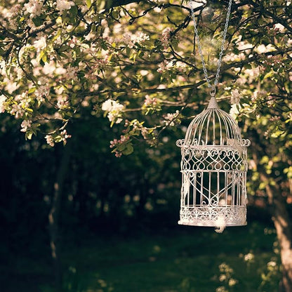 EBOOT 2 Pcs Hanging Chain for Bird Feeders, Planters, Lanterns and Ornaments (Silver,35 Inch)