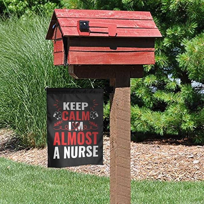 Nurse Garden Flag Double Sided Vertical 12×18 Inch Nurse Day Garden Flag Banners Double Sided For Lawn Patio Yard Garden Home Outdoor Decor -2