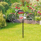 Vintage Motorcycle Metal Wind Spinner, Metal Windmill Garden Stake, Motorcycle Wind Sculptures, Kinetic Wind Spinners Outdoor, Wind Spinners for Yard and Garden Decor