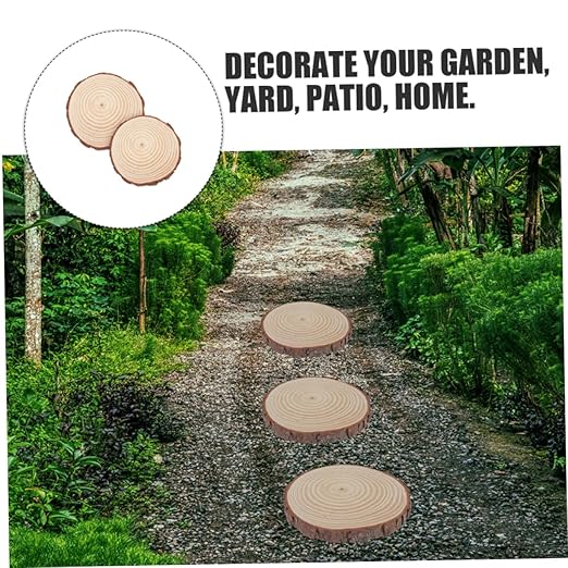 Milisten 2Pcs Garden Stepping Stones Decorative Outdoor Paver for Lawn Decor Thickness for Garden Pathways and Exterior Decoration