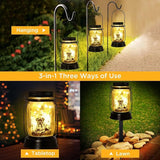 Boxer Dog Gifts for Women/Men Boxer Dog Lovers Solar Lantern Mom Birthday, Mothers Day, Christmas Gifts, Solar Garden Decoration Outside for Yard, Patio,Backyard,Porch, Torches