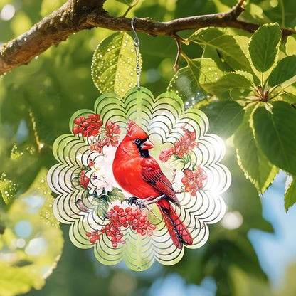Cardinal Gifts for Mom, Moms Wind Spinners, Mother's Day Best Gift for Mom, Mother Birthday Gift from Daughter Son, Love Reminder Gifts for Mother's Day, Garden Decor Gifts for Outside, Patio, 12in