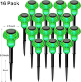 St. Patrick's Day Solar Lights Outdoor 8 Pack Green Solar Pathway Lights Outdoor Mushroom LED Waterproof Lighting Stake for Outside, Yard, Path, Garden, Lawn, Patio, Landscape Decorations