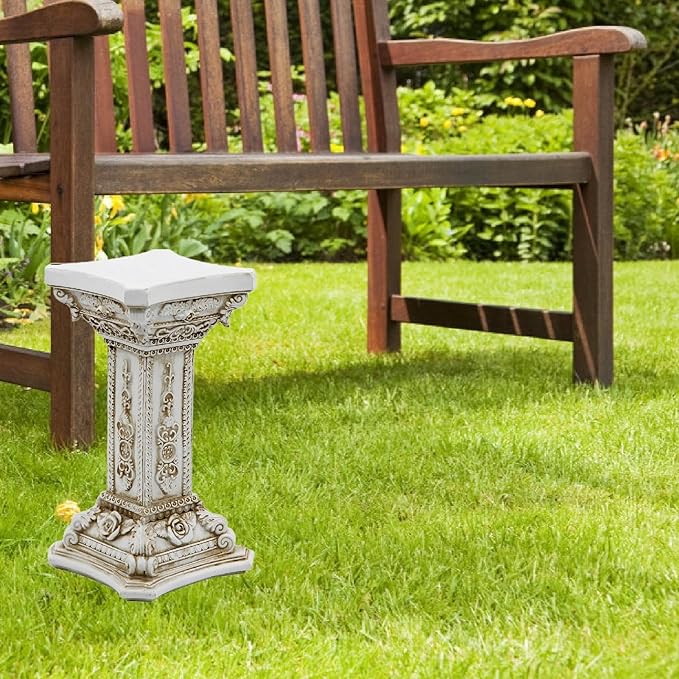 Roman Pillar Statue Sculpture Garden Pedestal Decorative Roman Column Statue Figurine for Party Indoor Outdoor Decoration