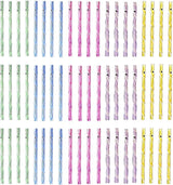 100 Pcs Aluminium Wind Chime Tubes, Aluminum Wind Chime Empty Tubes Parts Kit for Decor, Outdoor Hanging Decor, Adults Arts and Crafts, DIY