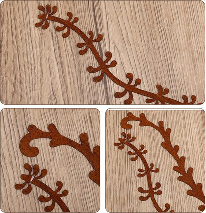 Penitue 5pcs Metal Flowers for Outside, Rustic Decorative Garden Stakes Weather-Resistant Metal Flowers Garden Decor for Yard Art Flower Bed Plant Stakes Lawn Pathway Decorations(Style 2)