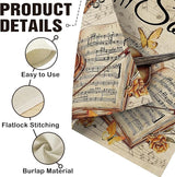 Dyrenson Inspirational It is Well with My Soul Decorative Garden Flag, Vintage Musical Yard Outside Home Decoration Music Lover Gift, Retro Violin Music Sheet Outdoor Small Decor Double Sided 12 x 18