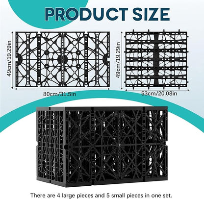 CroBlissful 1 Pack 45.7 Gallon Water Bricks Blocks Water Storage Module Block Matrix Block System for Pondless Waterfalls Disappearing Waterfalls or Fountain Features Garden