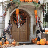Maple Leaf Windsocks Hanging Durable Machine Washable Outdoor Decoration for Front Home Yard Patio Lawn Garden Wind Sock with Tails Thanksgiving Autumn Decor